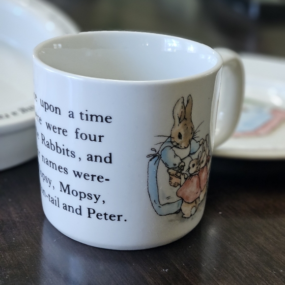 Wedgewood Nursery 3 Piece Set, Made In England - Picture 5 of 12